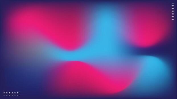 Abstract Fluid Gradient Background with Dynamic Liquid Waves and Neon Colors. Illustration vector