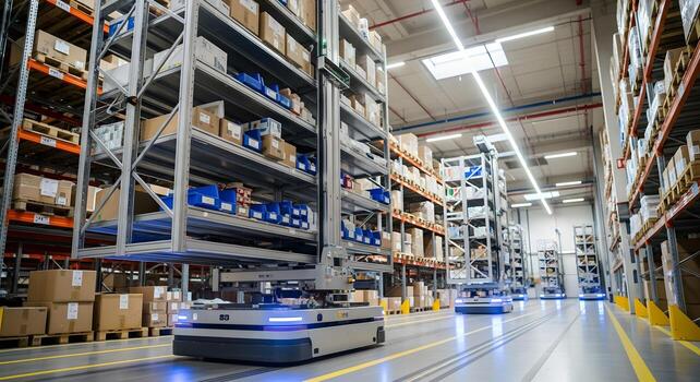 Automated robots working in a smart photo