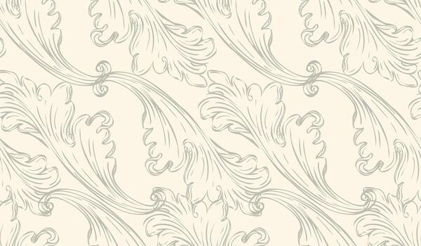 Seamless pattern with engraved ornate design elements vector