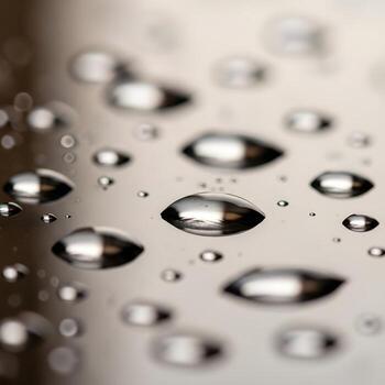 brillante lágrima elegancia macro fotografía revelador delicado, espumoso texturas en un suave reflexivo superficie conjunto en contra un minimalista, artístico fondo foto