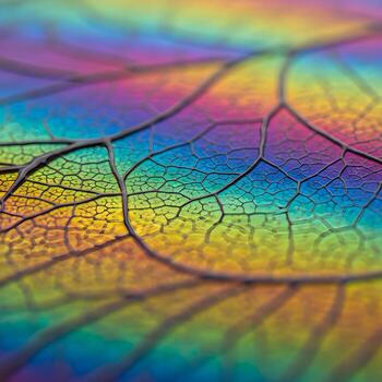 Exquisite Macro Study Intricate Iridescent Reflections of Vibrantly Textured Surfaces Evoking an Elegant, Upscale Iview Artistry in Contemporary Visual Masterpiece photo