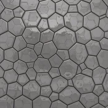 vívido hexagonal elegancia un de cerca viaje mediante lustroso patrones, pulcro reflexiones, y ambiente luz, revelando intrincado táctil texturas en dinámica expresión foto
