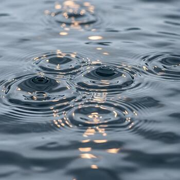 Mesmerizing Macro Liquid Surface Ultrasonic-Inspired Wave Patterns with Subtle Reflections, Soft Ambient Lighting, and Exquisite Textural Elegance Captured in Motion photo