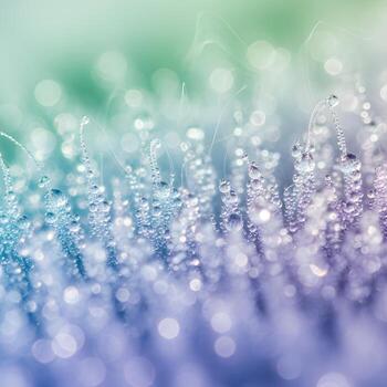 Illuminated Organic Symphony Macro Unveiling of Glowing, Fluid Textured Organics with Merging Soft Hues, Reflective Layers, and Sublimating Transitions photo