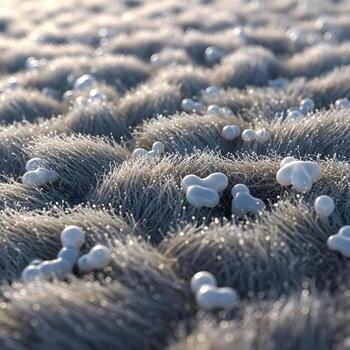 A Captivating Macro Journey Unveiling Textured Fibers, Glossy Micro-Surfaces, and Hidden Patterns in Intricate, Elegant, Understated Details Across the Microcosm photo