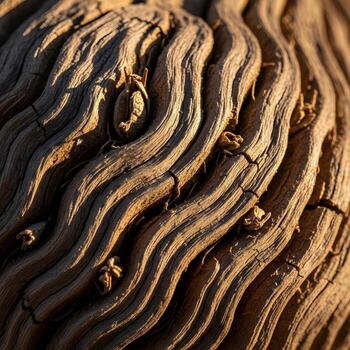 Intricate Macro Revelation A Detailed Close-up of Weathered Xylocarp's Rough, Intricate Surfaces and Subtle Organic Patterns Under Soft Natural Lighting photo