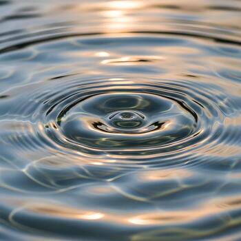 macro exploración etéreo agua ondas bailando con luminoso, delicado reflexiones en un suavemente difundido, tranquilo ambiente luz, capturar de la naturaleza sutil elegancia foto