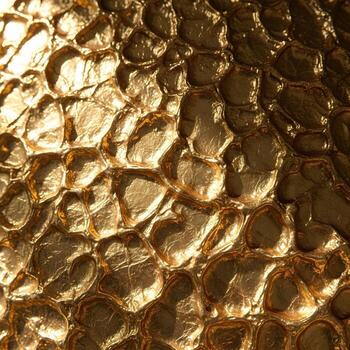 A Stunning Visual Exploration of Exquisitely Overgilded Macro Texture A Luxurious Harmony of Soft Metallic Shimmer and Subtly Elegant Organic Radiance photo