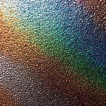 Exquisite Nano-Metal Fusion A Detailed Macro Journey into Futuristic, Upscale, Iridescent Textured Surfaces, Blending Materialal Realities with Vibrant Metallic Hues photo