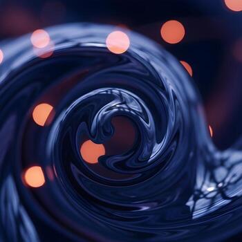Exploring the Enchanted Macro Realm A Surreal Tapestry of Swirling Midnight Hues, Subtle Bokeh and Soft Shadows in Duskup Dream photo