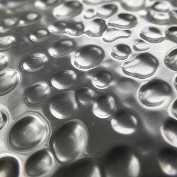 Elegant Macro Fusion of Shimmering Aluminium and Organic Fluidity A Dazzling Futuristic Dance of Light, Texture, and Seamless Pattern Interplay photo