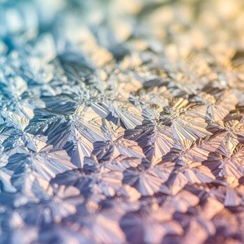 Ethereal Crystalline Perspectives Surreal Macro Textures, Intricate Geometric Micro-Patterns, and Gentle Chromatic Gradients in Minimalist Design Shaped by Soft Diffuse Light photo