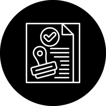 Legal Documents Sophisticated UI Design Object vector