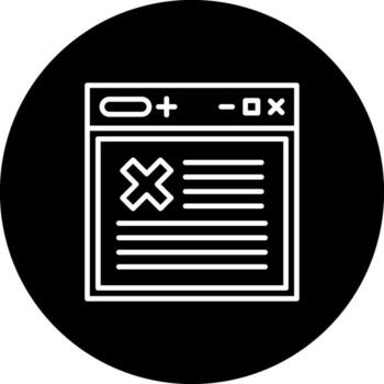 web rechazado innovador usuario interfaz diseño vector