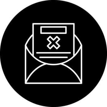 Email Cancel Functional User Interface Symbol vector