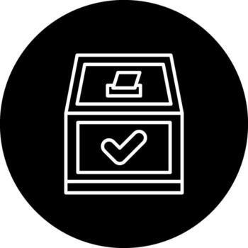 Yes Vote Distinct Creative Design Object vector