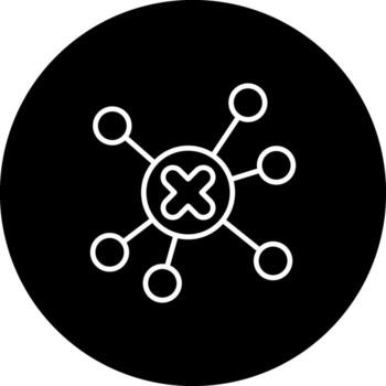 Wrong Networking Modern Digital Art Shape vector