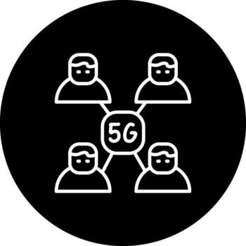 User Connection 5g Innovative Visual Graphic Concept vector