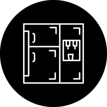 refrigerador avanzado marca diseño diseño vector