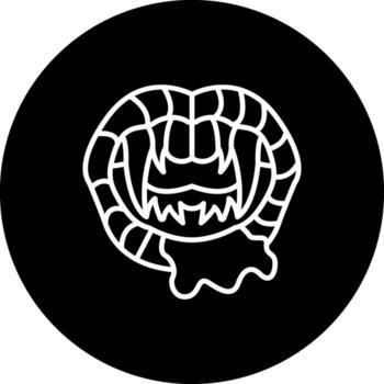 Vampire Fangs Unique Branding Graphic Object vector