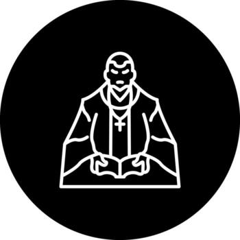 Priest Bold Abstract Shape vector