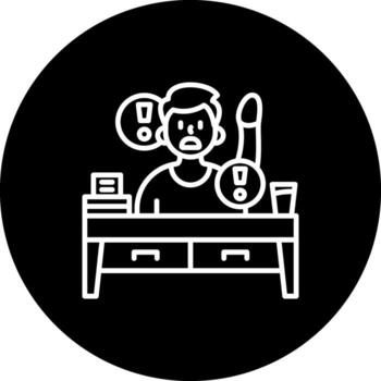 Interruption Sleek Creative Element vector