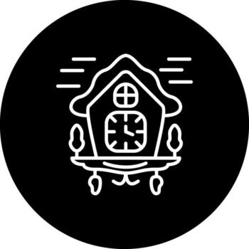 Cuckoo clock Distinct Digital Design Feature vector