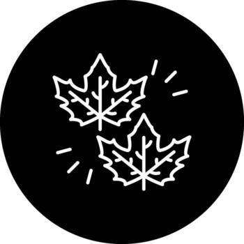 Maple Leaf Custom Creative Element vector