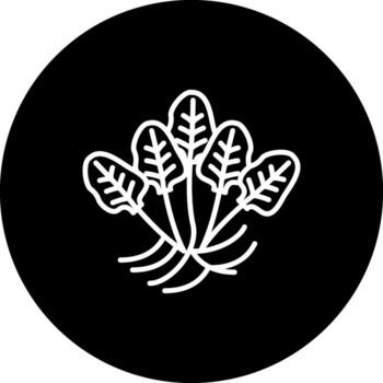 Espinacas funcional web gráfico objeto vector