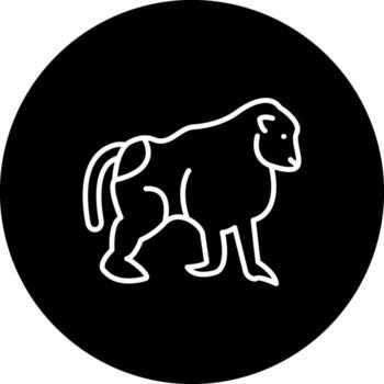 Baboon Optimized Mobile App Design vector