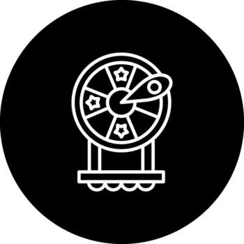 Wheel Of Fortune Innovative Web Graphic Layout vector