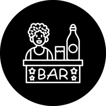 bar innovador usuario interfaz diseño vector