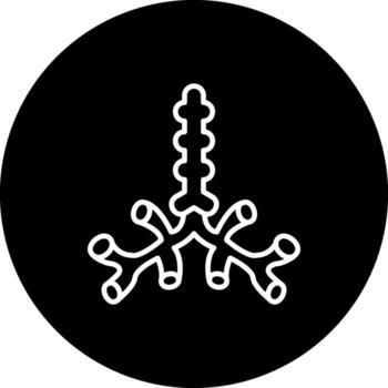 Bronchus Strong Branding Graphic Layout vector