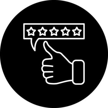 Rating Clear User Interface Object vector