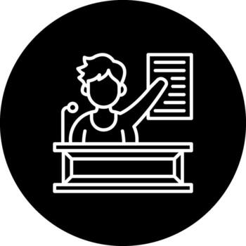 Motivational Speech Minimal User Interface Element vector