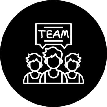 Team Dynamic Flat Design Feature vector