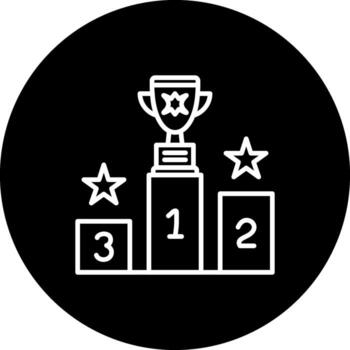 podio funcional usuario interfaz símbolo vector