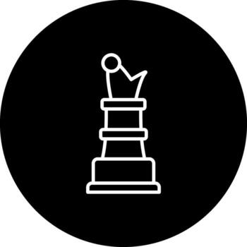 ajedrez obispo refinado usuario interfaz diseño vector