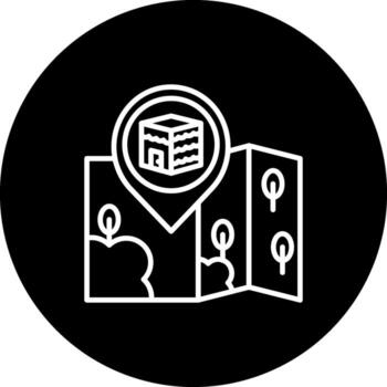 Makkah Map Geometric Design Symbol vector