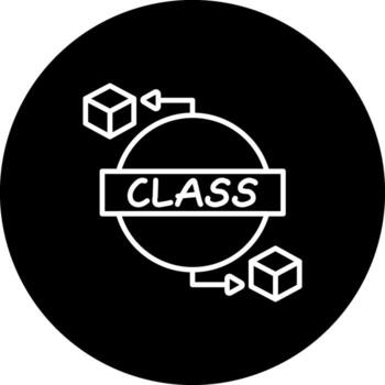 Data Class Minimal Product Graphic Shape vector