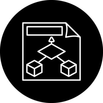 Data Model Document Unique Flat Design Symbol vector