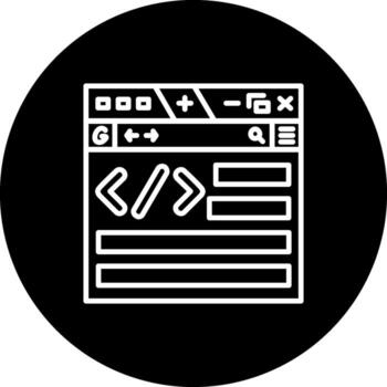 codificación metadatos profesional web gráfico símbolo vector