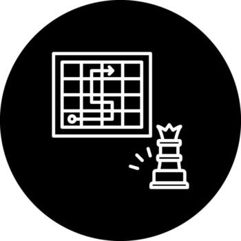 ajedrez tablero sencillo digital diseño símbolo vector