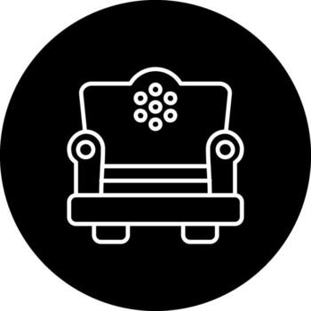 sofá funcional usuario interfaz símbolo vector