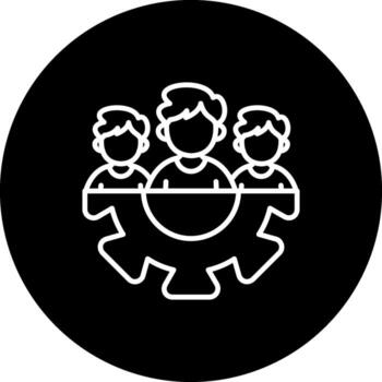 Team Management Dynamic Creative Design Feature vector