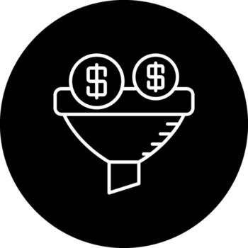 Funnel Functional User Interface Symbol vector