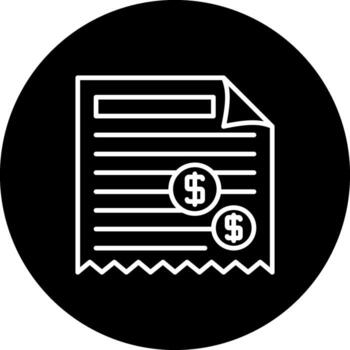 Invoice Unique Branding Graphic Object vector