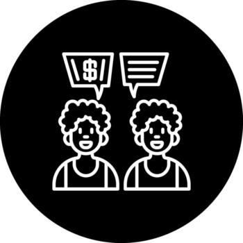 conversacion claro usuario interfaz objeto vector