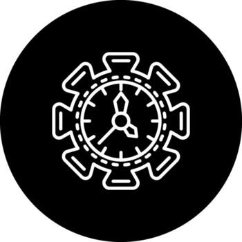 Time Management Modern Web Interface Asset vector