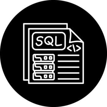 Sql Minimal Creative Symbol vector
